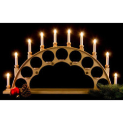 Candle Arch without Angels - Natural - 70x40 cm / 27.5x15.7 inch