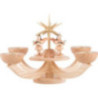 Candle Holder - Four Standing Angels - 31x31x20 cm / 12.2x12.2x7.9 inch