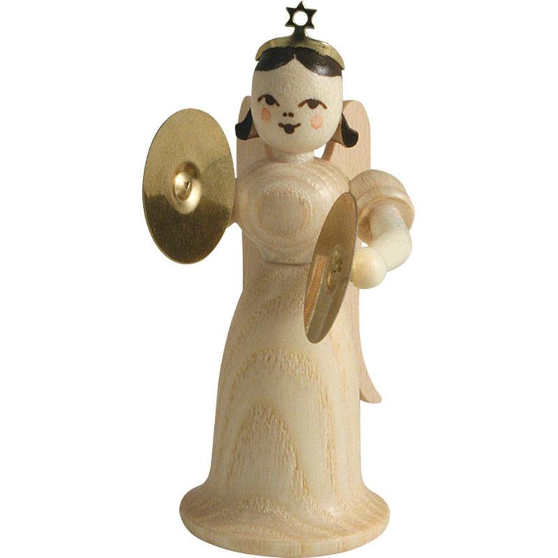 Angel Long Skirt with Cymbals, Natural - 6,6 cm / 2.6 inch