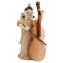 Langrockengel mit Bass, natur - 6,6 cm