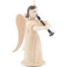 Angel Long Skirt with Clarinet, Natural - 6,6 cm / 2.6 inch