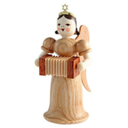 Angel Long Skirt with Harmonica, Natural - 6,6 cm / 2.6 inch