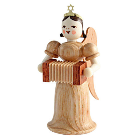 Angel Long Skirt with Harmonica, Natural - 6,6 cm / 2.6 inch