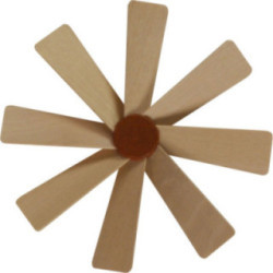 Flügelrad für Weihnachtspyramide - Durchmesser   10 cm