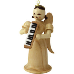 Angel Long Skirt with Melodika, Natural - 6,6 cm / 2.6 inch